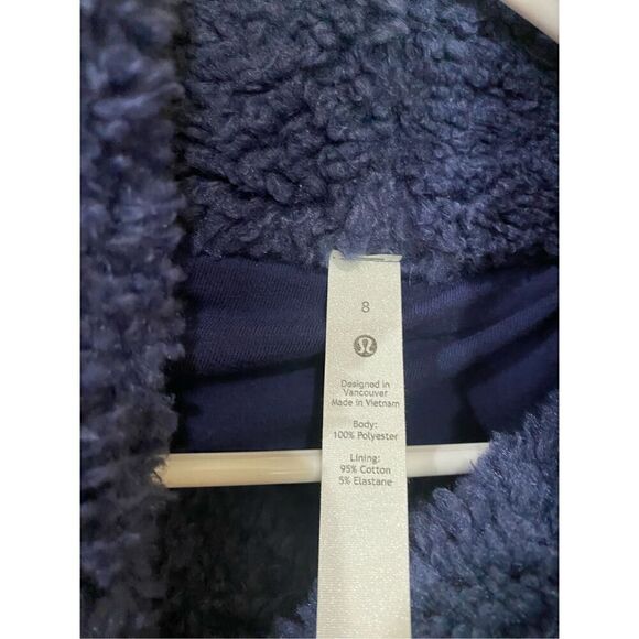 NWT Lululemon Warmth Restore Long Pullover Size 8 Night Sea - Picture 3 of 8